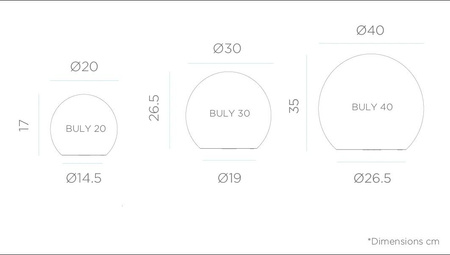 NEW GARDEN lampa ogrodowa BULY 30 CABLE biała (LUMBL030OFNW) - New Garden