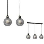 Lampa wisząca OMEGA BLACK / GOLD 3xE27 (MLP6531) - Milagro