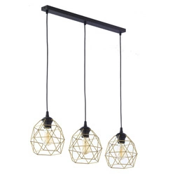 Lampa wisząca GALAXY BLACK/GOLD 3 PŁ LISTWA (3459) - TK Lighting