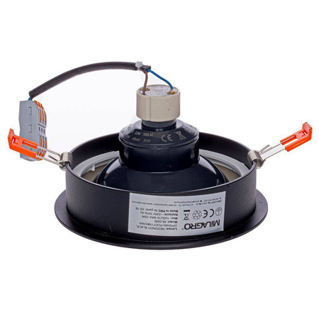 Oprawa podtynkowa REDONDO BLACK 1xAR111 GU10 (ML5696) - Milagro