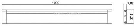 Listwa podszafkowa LED MIA III 14W 3000K kol. biały (D687078)
