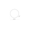Kinkiet LUNA NEW 2 beżowy Ø 20 (5910) - TK Lighting