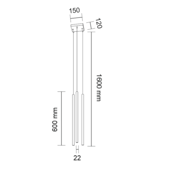 Lampa wisząca KOSAME (czarny) (7846) - Shilo