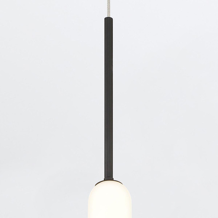 Lampa wisząca Cumberland - 1 źródło światła - Matowa czerń (QN-CUMBERLAND-1P-BK) - Quintiesse