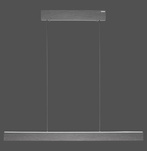 PURE E-MOTION LAMPA WISZĄCA SZARY (2570-15) - Paul Neuhaus