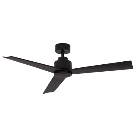 CEILING FAN WITHOUT LED BLACK MATT (19136-B Zambelis) - Zambelis