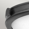 Średni plafon Collier - 3 źródła światła - Zgaszona czerń (HK-COLLIER-F-M-BX) - Elstead Lighting