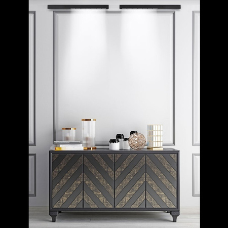 TABLA Plafon listwa mały czarny 3000K (67522) - Ramko