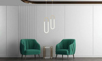 Lampa wisząca PUZO L złota (MSE010100253) - Moosee