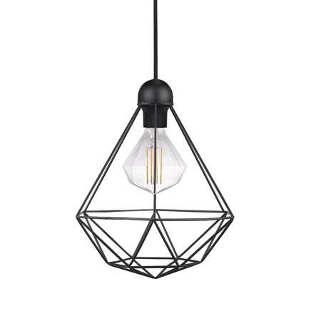 Lampa wisząca TEES Nordlux E27 60W Metal Czarny