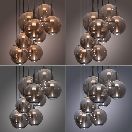 Lampa z płynną regulacją wysokości i szerokości PURE E-INFINITY BRĄZOWY (2221-97) - Paul Neuhaus