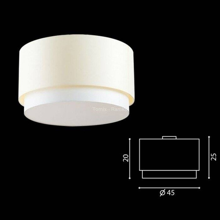 Plafon P-3 NET ecru (67046 Ramko)