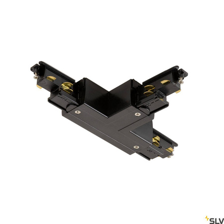 S-TRACK DALI, złącze T, regulowana, lewa, z możliwością zasilania, kolor czarny (1007818) - SLV