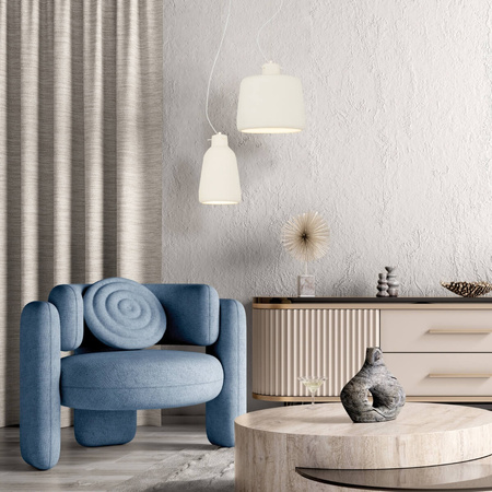 PENDANT LAMP 1XE27 WHITE (22216 Zambelis) - Zambelis