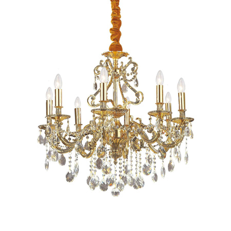 Lampa wisząca GIOCONDA SP8 kol. złoty (060514) Ideal Lux - żyrandol