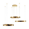 Lampa wisząca CIRCLE 60+60+60 LED złoty połysk na 1 podsufitce (DN924-60+60+60 gold) - Step into Design