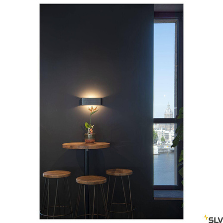 MANA, abażur, drewno, kolor szary/brązowy, D/W/G 29/9,5/7 cm (1000621) - SLV