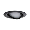 Zest OW Nova Plus Coin ści IP65 okr wych LED 1x6W 470lm 2700K czarny mat/alu (PL92459) - PAULMANN