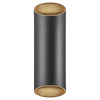 Lampa ścienna NICO Nordlux GU10 2x35W Aluminium Czarny