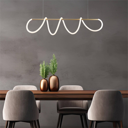 Lampa wisząca BALBO złota (20006PM-GD) - Zuma Line