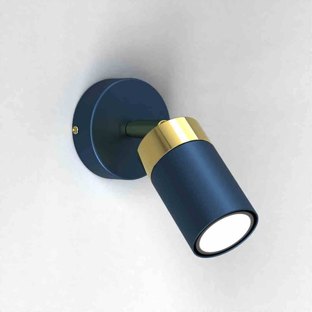Kinkiet JOKER NAVY BLUE/GOLD 1xGU10 (MLP7722) - Milagro