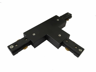 Łącznik T czarny do szynoprzewodów 1F (LP-553 BK) - Light Prestige