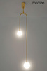 MOOSEE lampa wisząca LOW złota (MSE010100288) - Moosee 