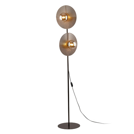 Drewniana lampa podłogowa  2XG9 (16135) - TK Lighting