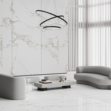Lampa wisząca HOOP BLACK 93W LED (ML1543) - Milagro