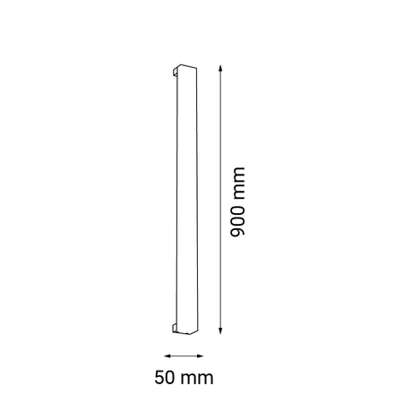 Kinkiet Hoso 90 - Czarny (900 mm) 3000K   (4013) - Shilo