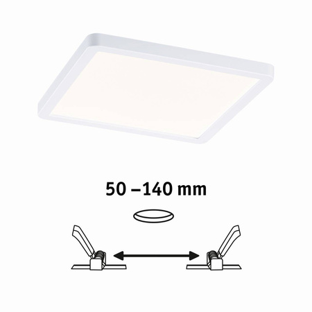 Plafoniera VariFit AREO LED DIM 13W 1200lm 3000K 175x175mm IP44 230V biały matowy / tworzywo sztuczne (PL93053) - PAULMANN