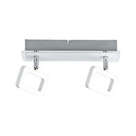 Spotlight Frame 2x4,5W Biały Mat/ Chrom 230V Metal (PL66639) - PAULMANN