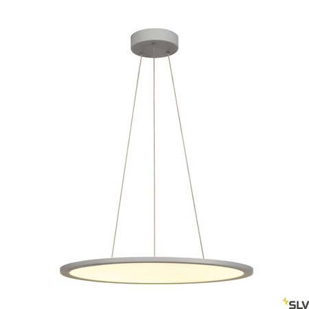 PANEL 60 DALI, lampa wisząca LED indoor, okrągła, kolor szary, 3000K (1003046) - SLV
