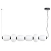 Lampa wisząca BRILLA LED biało-czarna 125 cm (ST-CP241210-6L BLACK WHITE) - Step into Design
