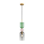 Lampa wisząca PASTELLO GREEN kolorowa 13 cm (ST-DN399B) - Step into Design