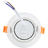 Ruchome oczko podtynkowe Plus białe LED CCT (LP-1506/1RS WH) - Light Prestige