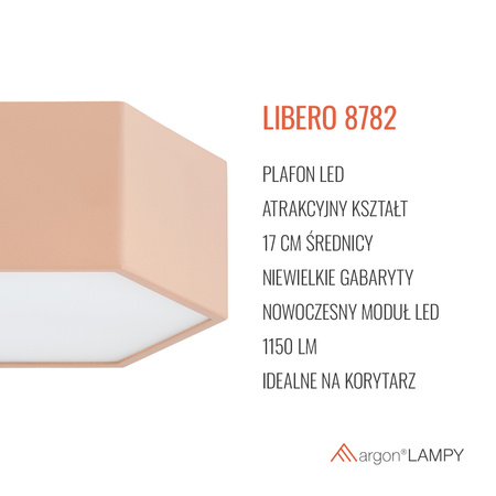 Plafon LED LIBERO (8782) - Argon