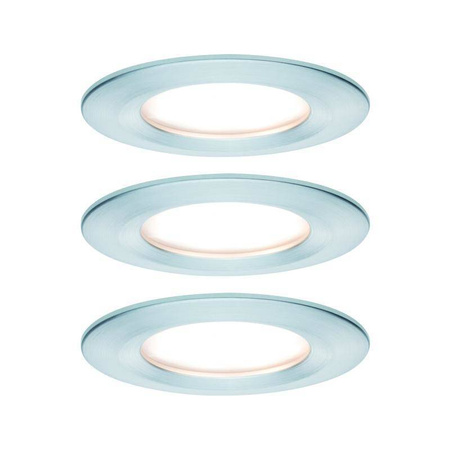 Zestaw Oprawa wbudowana Nova Coin LED 3x6,5W 2700K 230V Aluminium (PL93462) - PAULMANN