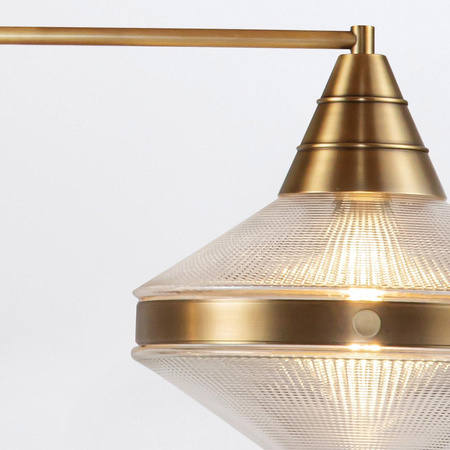 Lampa wyspowa Willard - 2 źródła światła - Vintage mosiądz (QN-WILLARD-LP2-VBS-PG) - Quintiesse