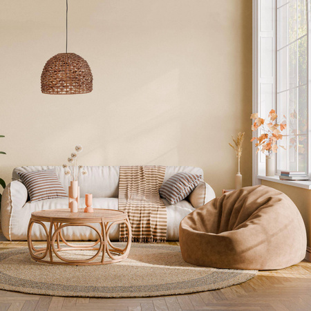 Lampa wisząca Boho ażurowa Hiacynt wodny 38x38x28cm (55873-017) - DIJK