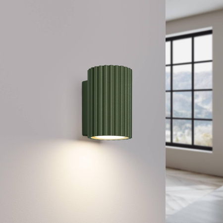 Kinkiet KARBON 10 zielony oliwkowy (SL.1656) - Sollux Lighting