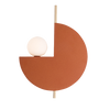 WALL LIGHT 1XG9 METAL OPAL TERACCOTTA (22204 Zambelis) - Zambelis