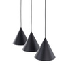 CONO BLACK LAMPA WISZĄCA 3 S LISTWA (10068) - TK Lighting