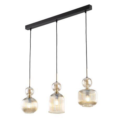 SOPHIA COGNAC LAMPA WISZĄCA 3XE14 (11042) - TK Lighting