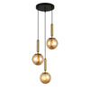Lampa Wisząca Ravena (PND-2324-3A BRO+AMB) - Italux