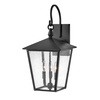 Kinkiet zewnętrzny Huntersfield (HK-HUNTERSFIELD2-L-BK) - Elstead Lighting