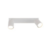 NEX WHITE 2XGU10 LAMPA SUFITOWA PODTYNKOWA (10803) - TK Lighting