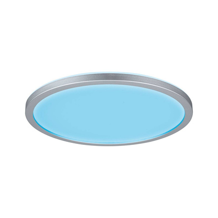 Plafoniera ATRIA SHINE LED Backlight DIM RGBW 12W 1400lm okrągła 293mm 230V chrom matowy / tworzywo sztuczne (PL71018) - PAULMANN