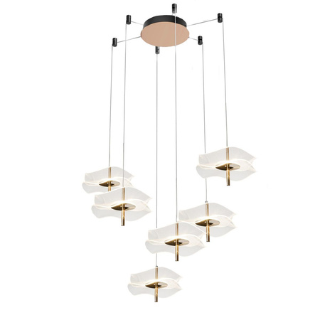 Żyrandol Mariposa różowe złoto (LA102/CO6) - ALTAVOLA DESIGN