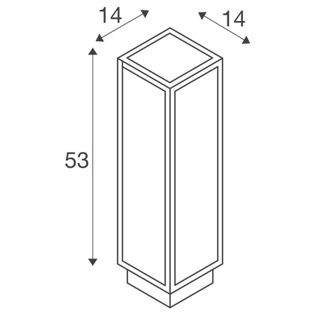 Lampa stojąca ogrodowa QUADRULO (1005442) - SLV